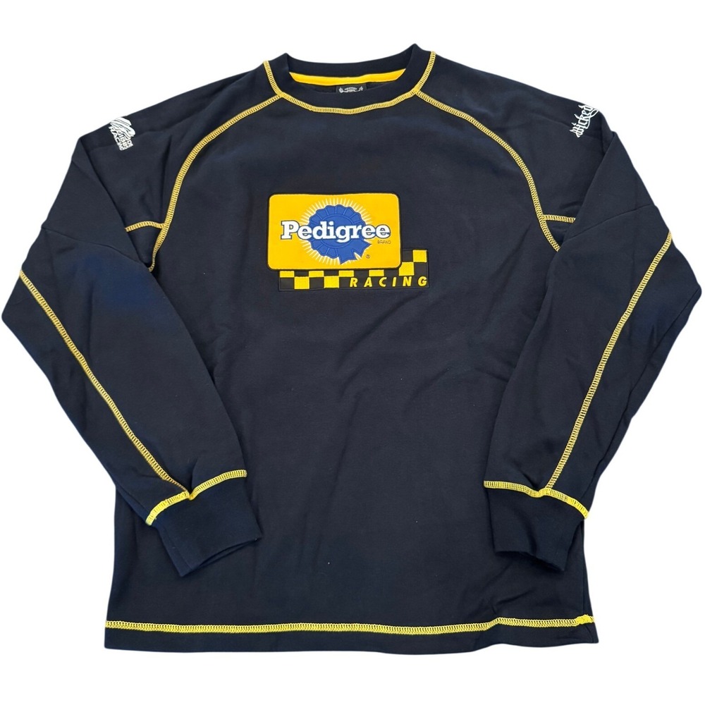 Wicked Quick Joe Gibbs Racing Pedigree Shirt Mens Small Black Long Sleeve Racing